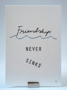 Friendship never sinks